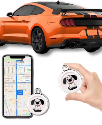 GPS Tracker for Vehicles Portable Car GPS Tracker Miniature GPS Device Full Coverage Accurate Vehicle Location Elderly Children Pets No SIM No Subscription
